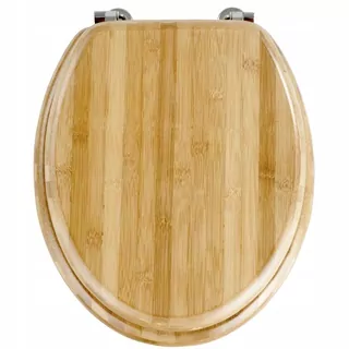 Wenko WC sedadlo Bamboo, odtiene hnedého a béžového dreva